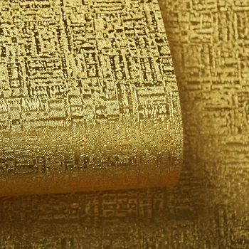 Beibehang Strop tapety Hotel KTV papel de parede 3D Tapety pro Obývací pokoj třpytky Zlaté fólie wall paper roll papier peint
