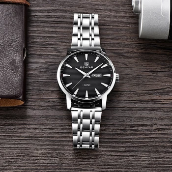 BENYAR quartz pánské hodinky obchod módní náramkové hodinky muži top značky luxusních hodinek muž ocelové hodiny hodinky Relogio Masculino