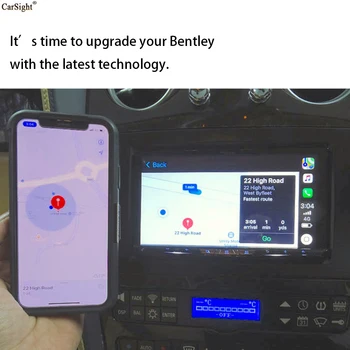 Bezdrátové Apple CarPlay Dovybavení Android Auto Telefon Screen Mirror Řešení pro Bentley Continental GT /Flying Spur OE Infotaiment