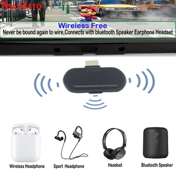 Bezdrátové Bluetooth 5.0 Stereo Type-C Audio Vysílač, Přijímač Adaptér Podporu LL, APTX, SBC nízkou latencí pro Nintendo Spínač