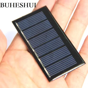 BUHESHUI 50ks DIY Solární Panely, Fotovoltaické Solární články Nabíječka Solars Epoxidové Desky 3V / 80MA 67.5*34.5 MM Doprava Zdarma