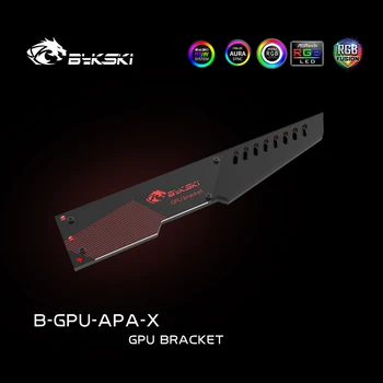 Bykski Velikost 254*49*7mm / Kovový Držák Počítače GPU Ortéza s RGB / RGB SYNC Světlo / Podpora, Oprava grafické Karty v Případě