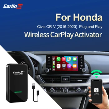 Carlinkit 2.0 Bezdrátové CarPlay Adaptér pro Honda Civic CR-V, Accord Avancier Elysion Fit Ridgeline Accord Odyssey Město Crosstour