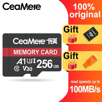 CeaMere Micro SD Karta Class10 UHS-1 8GB Class 6 16GB/32GB U1 64 GB/128 GB/256 GB U3 Paměťové Karty, Flash Paměti, Microsd pro Smartphone