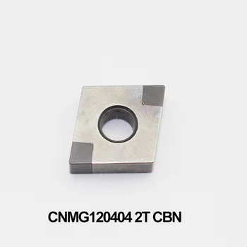 CNMG120404 2T CBN CNGA120408 Nitrid Bóru CBN PCBN-li Vložit Soustružnické Nože pro Těžké CNC Soustružení Kovů Nástroj