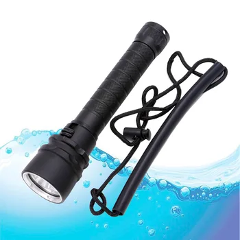 Cree XM-L2 U3 Potápění Svítilna IP68 Vodotěsný LED Potápění Pochodeň světla Lucerny s nabíječka 2 x 18650 Potápění Pouzdro