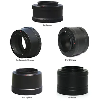 Dalekohled Mikroskop T Ring Adaptér T2 Mount Objektivu Adaptér pro Canon/Nikon/Panasonic Olympus/Fujifilm/Samsung Mirrorless Fotoaparát