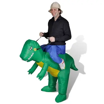 Dinosaurus Kostým pro Dospělé Nafukovací Dino Kostýmy Halloween Kostým pro Muže, Ženy Cosplay T-rex Vtipné Party Šaty TV show oblečení