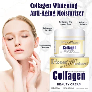 Disaar Collagen Power Lifting Cream 80g Krém na Obličej Péče o Pleť Bělící Hydratační Anti-aging, Proti Vráskám Korean Obličeje Krém