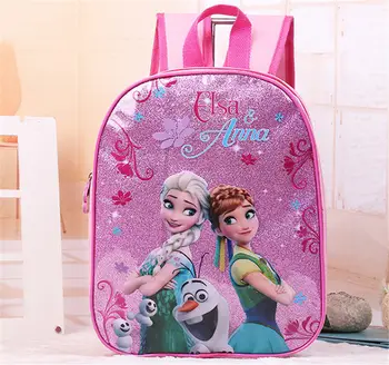 Disney princezna děti batoh mateřské školy taška Frozen Elsa dívka, chlapec, auto, dárkové tašky pro školy student kniha skladování