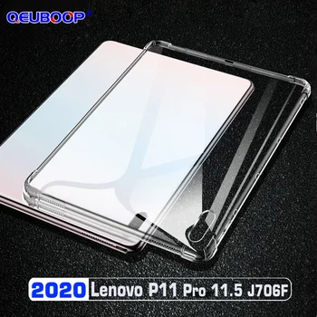 Drop Odolné Pouzdro Pro Lenovo xiaoxin P11 Pro 11.5 j706f j706n j706l Transparentní tablet Pouzdro slim TPU pouzdro silikonové airbag případě