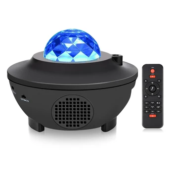 Dropship Barevné Hvězdné Oblohy Galaxy Projektor Blueteeth Hlasové Ovládání, Hudební Přehrávač, LED Noční Světlo USB Nabíjecí Projekční Lampa