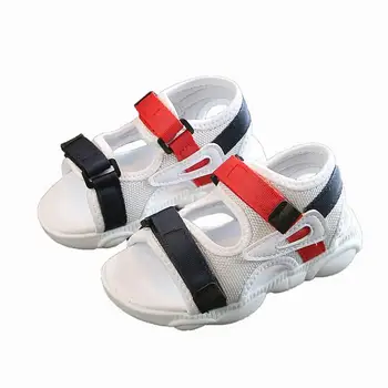 Děti módní sportovní sandály Dětské pohodlné sandály v létě nové chlapci dívky plážové boty děti ležérní sandály