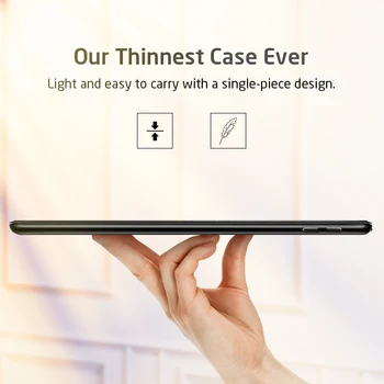 ESR Pouzdro pro iPad Mini 5 2019 Hurá Trojdílné Smart Case Auto Sleep/Wake Lehký Stojan Pouzdro Pevný Zadní Kryt pro iPad Mini 5
