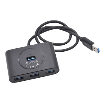Externí 4 Porty USB 3.0 HUB, Bus Powered Adaptér pro Mac,Raspberry Pi,HDD