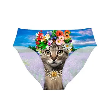 FORUDESIGNS Ženy Sexy Dámské Legíny pro Kočky Design Tisk Kalhoty Ležérní Pohodlné Prodyšné