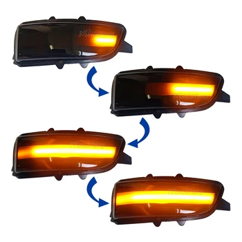 Für Volvo C30 C70 S40 S60 V40 V50 V70 2008-2010 Dynamische Blinkr Licht LED Seite Spiegel Sequentielle anzeige Blinkr Lampe