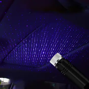 Galaxy Lampa USB LED Auto Atmosféru Okolního Světla Hvězdy DJ RGB Barevné Hudební Zvuk Lampy Vánoční Interiérové Dekorativní Světlo