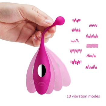 Gelugee Bezdrátové Dálkové Ovládání Vibrační Vajíčko, Silikonový Sex Hračka pro Ženy USB Dobíjecí Vibrace, Masáž, Dospělý Sex Produktu