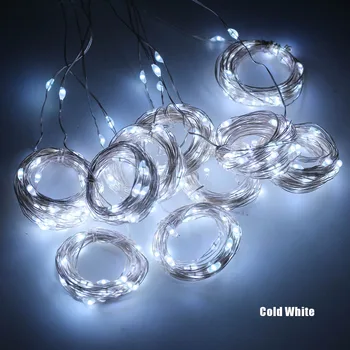Girlanda závěs 3M LED Závěs String Světla, Vánoční Dekorace pro Domov Flash Víla Garland Šťastný Nový Rok 2021 Noel Navidad
