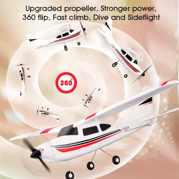 Halolo F949 2.4 G 3Ch RC Letadlo s Pevnými Křídly Letadla Venkovní hračky Drone RTF verzi Aktualizace Digitální serva, vrtule, silné balíček