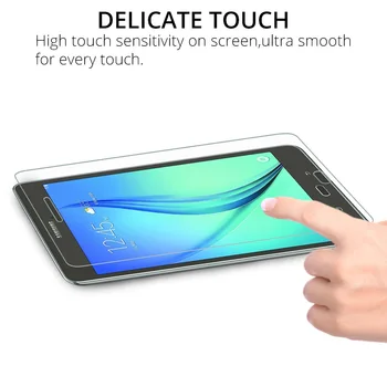 HD Screen Protector pro Samsung Galaxy Tab 8.0 T350 T355 8 palcový Tvrzeného Skla Tablet Ochranné Fólie Tvrdost Anti-Exploze