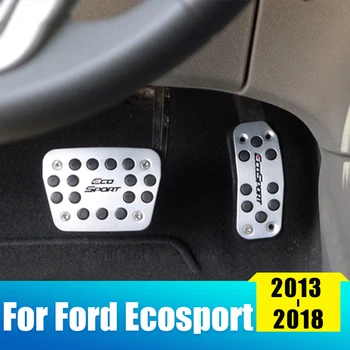 Hliníkové Auto Pedál Paliva Brzdového Pedálu Spojky Kryt Pro Ford Ecosport MK2 2013 2016 2017 2018 2019 2020 Příslušenství