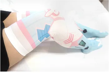 HOT Anime Hra OW D. VA 3D Tištěné Cosplay Ženy Punčochy dívčí Střední Ponožky Kawaii Lotita Punčochy Pokles Lodní dopravy