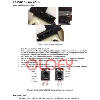 IOptron Rovníkový Dalekohled Upgrade Ovládací Konzole, Kabelové iEQ30 Pro USB RS232 na RJ9 4P4C Go2Nova 8408 ruku regulátor 8407+