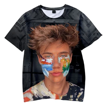 Jaden Hossler T-shirt O-Neck Pánské Tričko Ženy Letní Krátký Rukáv Ležérní Harajuku Streetshirt Unisex Hip Hop Jxdn Oblečení