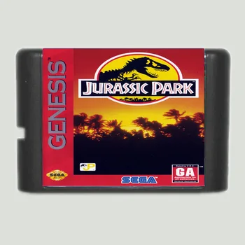 Jurský Park 16 bit MD Karetní Hra Pro Sega Mega Drive Pro Genesis