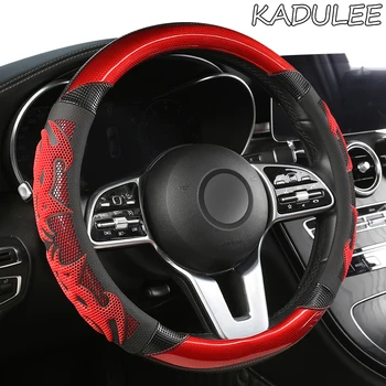 KADULEE Microfiber Kůže Auta Volant Kryt Pro Volvo XC90 S80 XC60 S90, V70 V50 S40 V60 XC70 V40