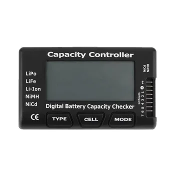 Kapacita baterie Ovládání Digitální RC CellMeter-7 LiPo Životnost Li-ion, Nicd, NiMH Napětí Baterie Kontrola Tester Mobilní Metr 7