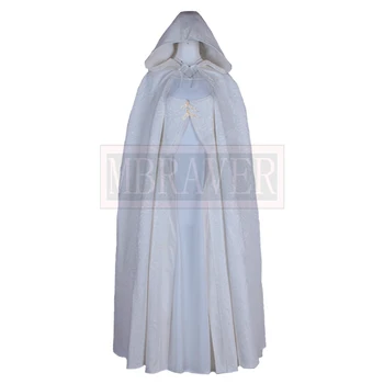 Kdysi Emma Swan Bílé Šaty Cosplay Kostým Halloween Jednotné Oblečení na Zakázku Jakékoliv Velikosti