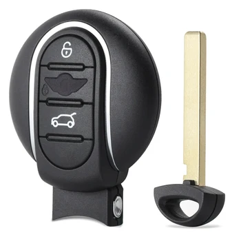 KEYECU Smart Remote Auto Klíče Fob 315MHz / 434MHz pro BMW MINI Cooper 2016-2017 S Vložit Klíč IC:2694A-IDGNG1