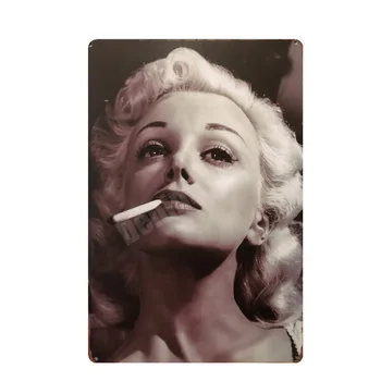Kino Celebrity Plakety Vintage Plechové Cedule Marilyn Monroe Samolepky na Zeď Bar, Klub, Kavárna Dekorace Desky Domova MN89