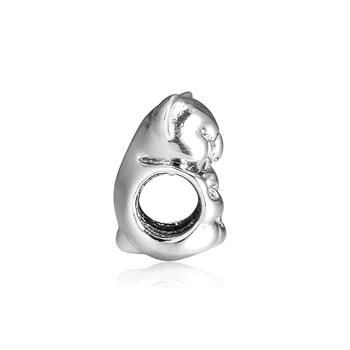 Koala Korálky DIY Fits Pandora Původní Kouzlo Náramek 925 Sterling Silver Šperky pro Ženy Doprava Zdarma