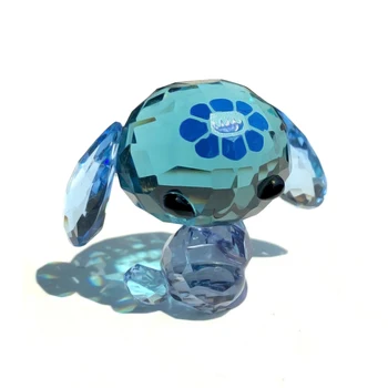 Krásné Crystal Roztomilý Pes Figurky Řemeslo Krásné Crystal Zvíře Ornament, Domácí Dekorace Na Stůl Velké Děti, Dárky, Svatební Dekory