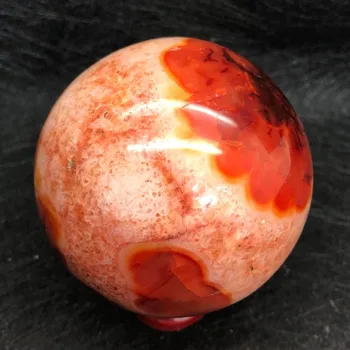 Krásné přírodní red achát, křemen sféry clusteru míč rieki léčení pro domácí dekoraci 40-60mm