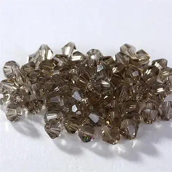 Kvalitní 1000ks 3mm AAA Bicone Luxusní Rakouské krystaly korálky #5301 Šedá Výrobu Šperků DIY