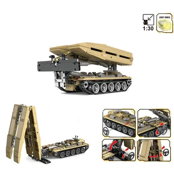 KY10006 Vojenské Typ 84 Tank Stavět Vozidla, Stavební Bloky Kompletace Hraček Pro Děti