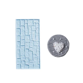Kámen Vzor Plastové Formy Stampi ve Značkové Silikonové DIY Hliněné Řemesla Konkrétní Formy