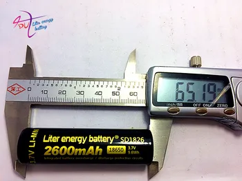 Laptop Baterie 4 ks baterií, doprava Zdarma Autentické Import Litr energy battery 3.7 v 18650 2600mah li-ion baterie