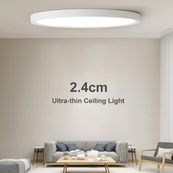 LED Remote Control Panel Světlo 32W 36W 45W 220V Obývací pokoj Ložnice Kuchyň Koupelna RC Stmívatelné Panel Lampa