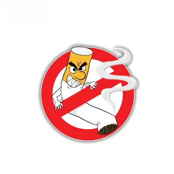 Legrační zákaz Kouření Varování Auto Samolepky Kreativní Nálepky Automobilové Příslušenství PVC,11cm*10cm
