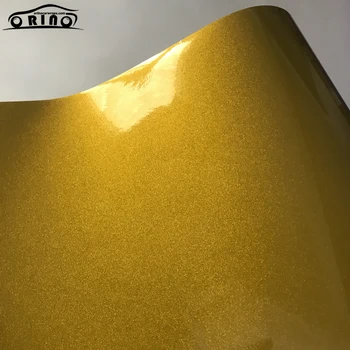 Lesk Diamond Candy Gold Vinyl Samolepka, Fólie Pro Perlový Lesk Car Wrap Fólie S Air Release Balení