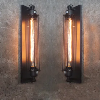 Loft Průmyslové svítidla nástěnné lampy Punk Styl retro nástěnné světlo Edison Flétna nástěnné lampy pro domácí