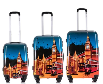 London bus zavazadla kufr cestovní výlet, dovolenou, kufr na kolečkách Cestovní kufry malé brašna