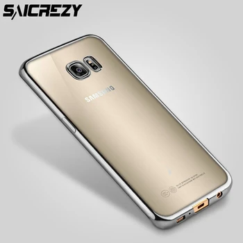 Luxusní Pokovování Diamond Pouzdro Pro Samsung Galaxy S6 S7 Edge S9 Plus A3 A5 A7 J3 J7 J5 2017 A6 A8 2018 Poznámka 9 Gold-plated Kryt DIY