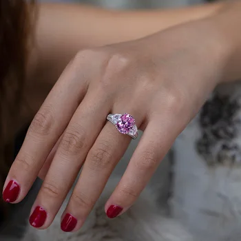 Luxusní Šumivé Oválné 5A Zirkony Prsteny pro Ženy S925 Mincovní Stříbro Zásnubní Šperky, Dárky, Elegantní Půvab Pár Prsteny Anel